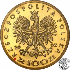 Polska III RP 100 złotych 2002 Kazimierz III Wielki PR70