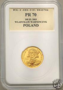 Polska III RP 100 złotych 2003 Władysław III Warneńczyk st. L-