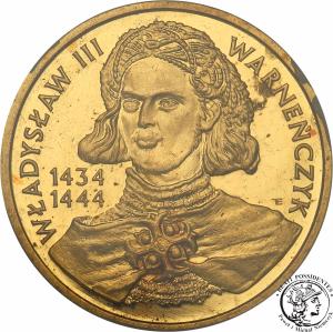 Polska III RP 100 złotych 2003 Władysław III Warneńczyk st. L-