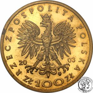 Polska III RP 100 złotych 2003 Władysław III Warneńczyk st. L-