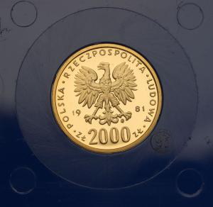 2000 złotych 1981 Bolesław Śmiały st.L