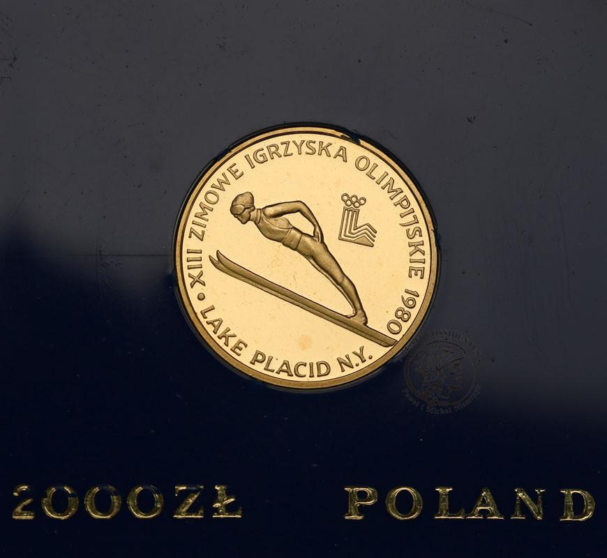 2000 złotych 1980 Lake Placid st. L