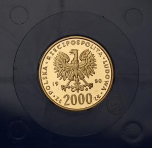 2000 złotych 1980 Lake Placid st. L