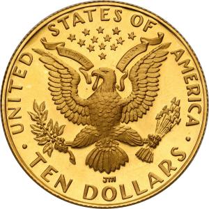 USA. 10 $ dolarów 1984 Olimpiada Los Angeles
