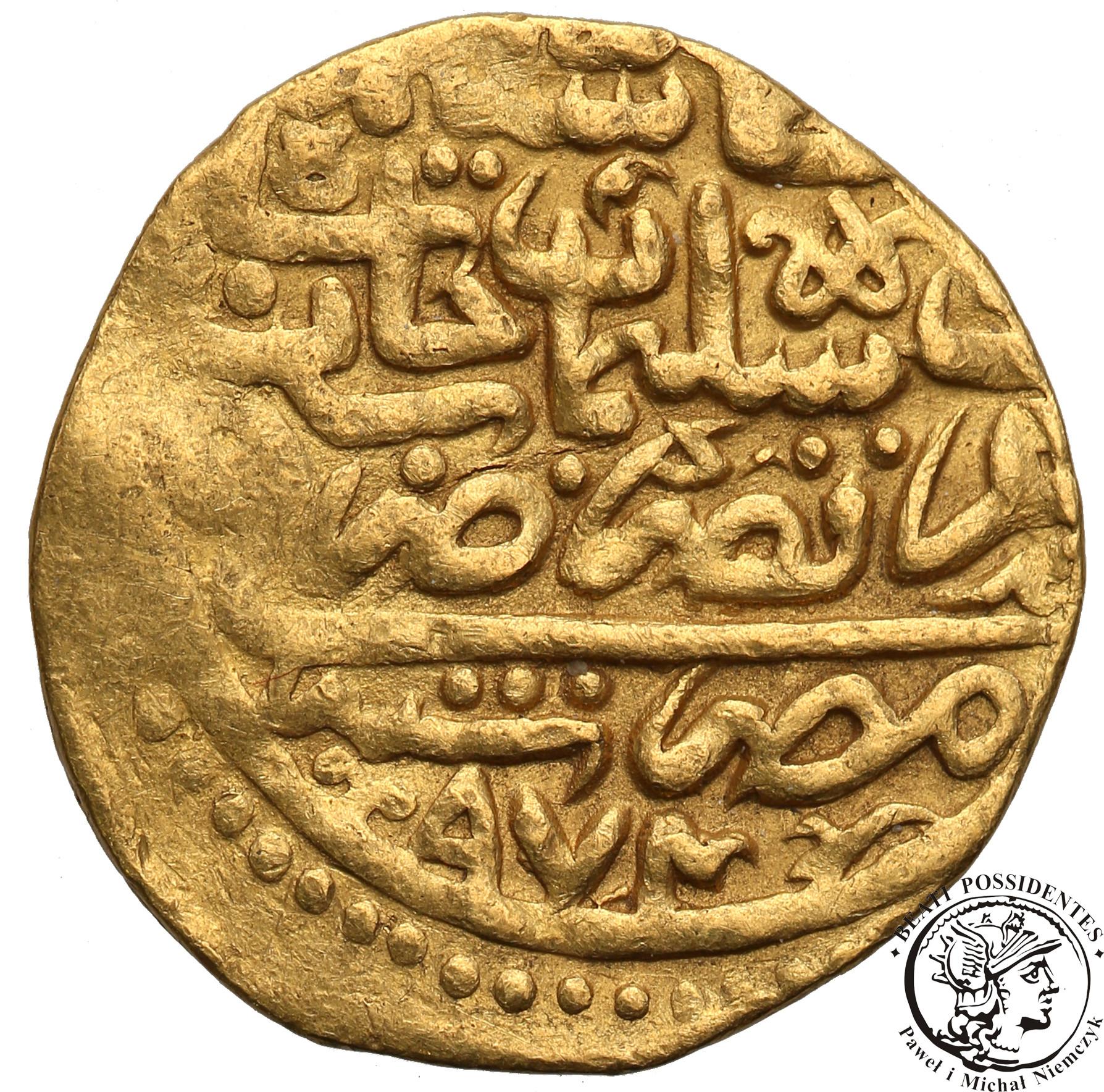 Egipt Selim II 1566-74 ałtyn AH 974 (1566) st.3+