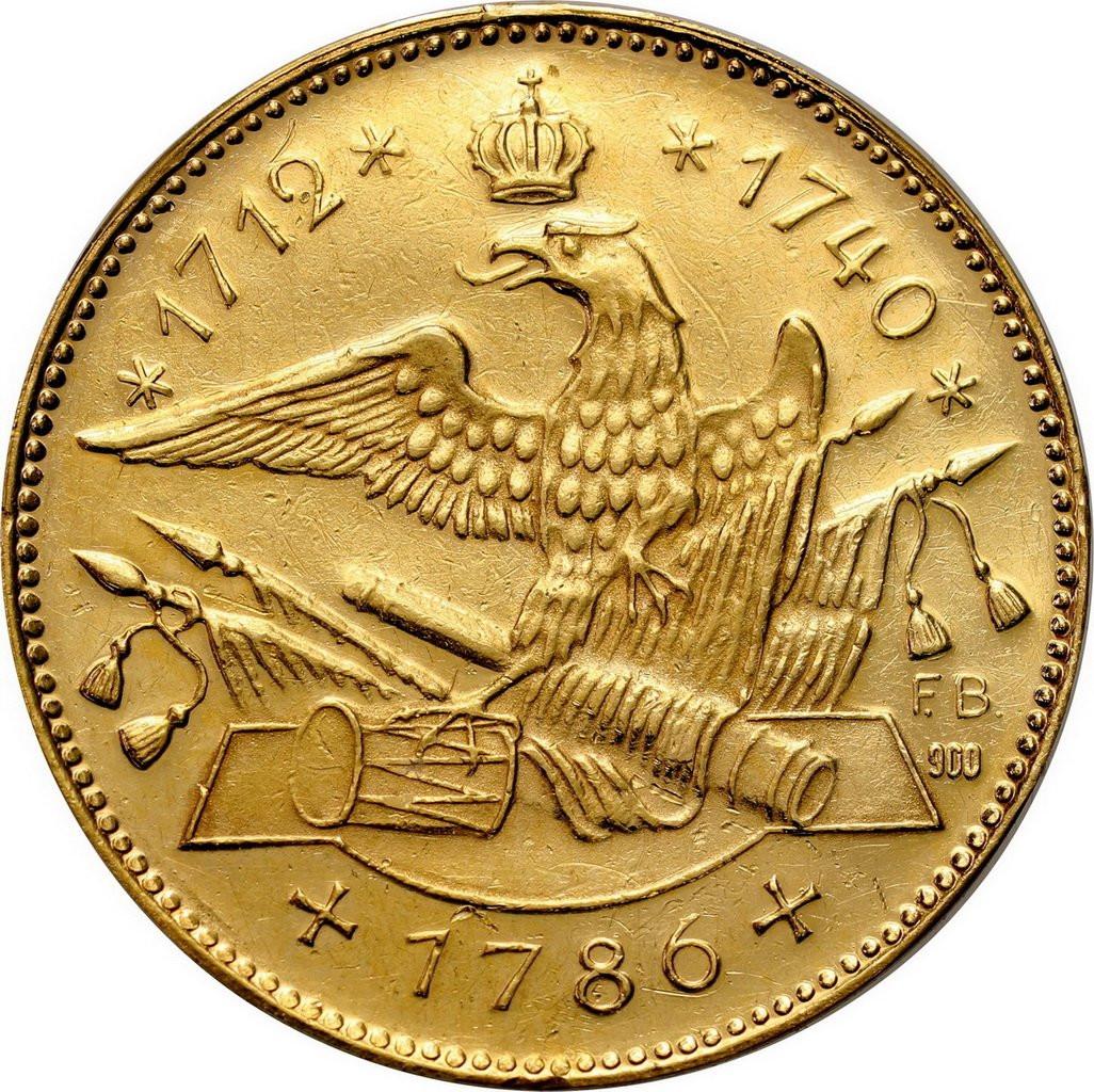 Niemcy - Fryderyk II Wielki - 1712 - 1740 - medal wagi dukata