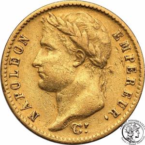 Francja Napoleon Bonaparte 20 Franków 1813 A st.3