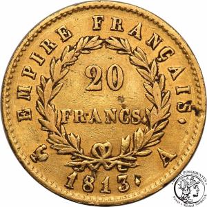 Francja Napoleon Bonaparte 20 Franków 1813 A st.3