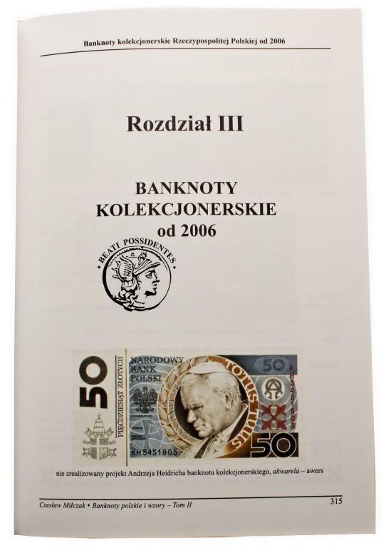 Czesław Miłczak Banknoty polskie i wzory, tom II