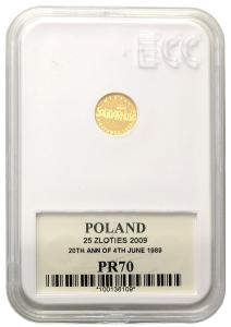 25 złotych 2009 Wybory 4 czerwca 1989 Solidarność  PR70