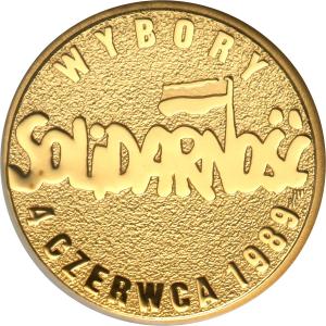 25 złotych 2009 Wybory 4 czerwca 1989 Solidarność  PR70
