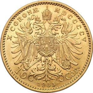 Austria. Franciszek Józef I 10 koron 1895