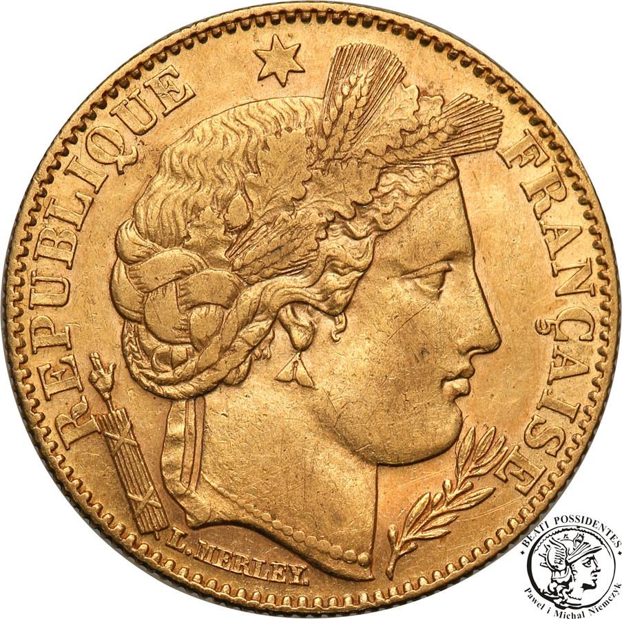 Francja 10 franków 1899 A st.1-