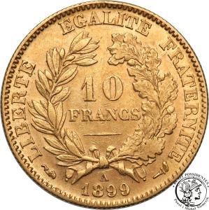 Francja 10 franków 1899 A st.1-