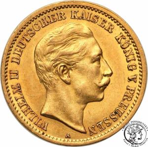 Niemcy Prusy Wilhelm II 10 marek 1910 A st. 1
