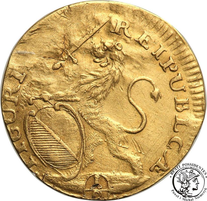 Szwajcaria Zurich 1/2 dukata 1758 st. 2