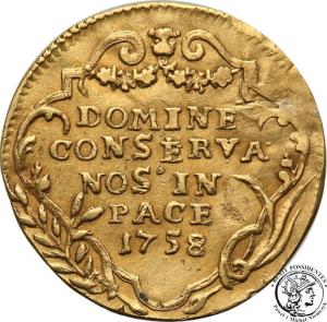 Szwajcaria Zurich 1/2 dukata 1758 st. 2
