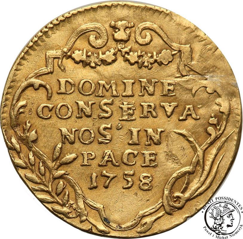 Szwajcaria Zurich 1/2 dukata 1758 st. 2