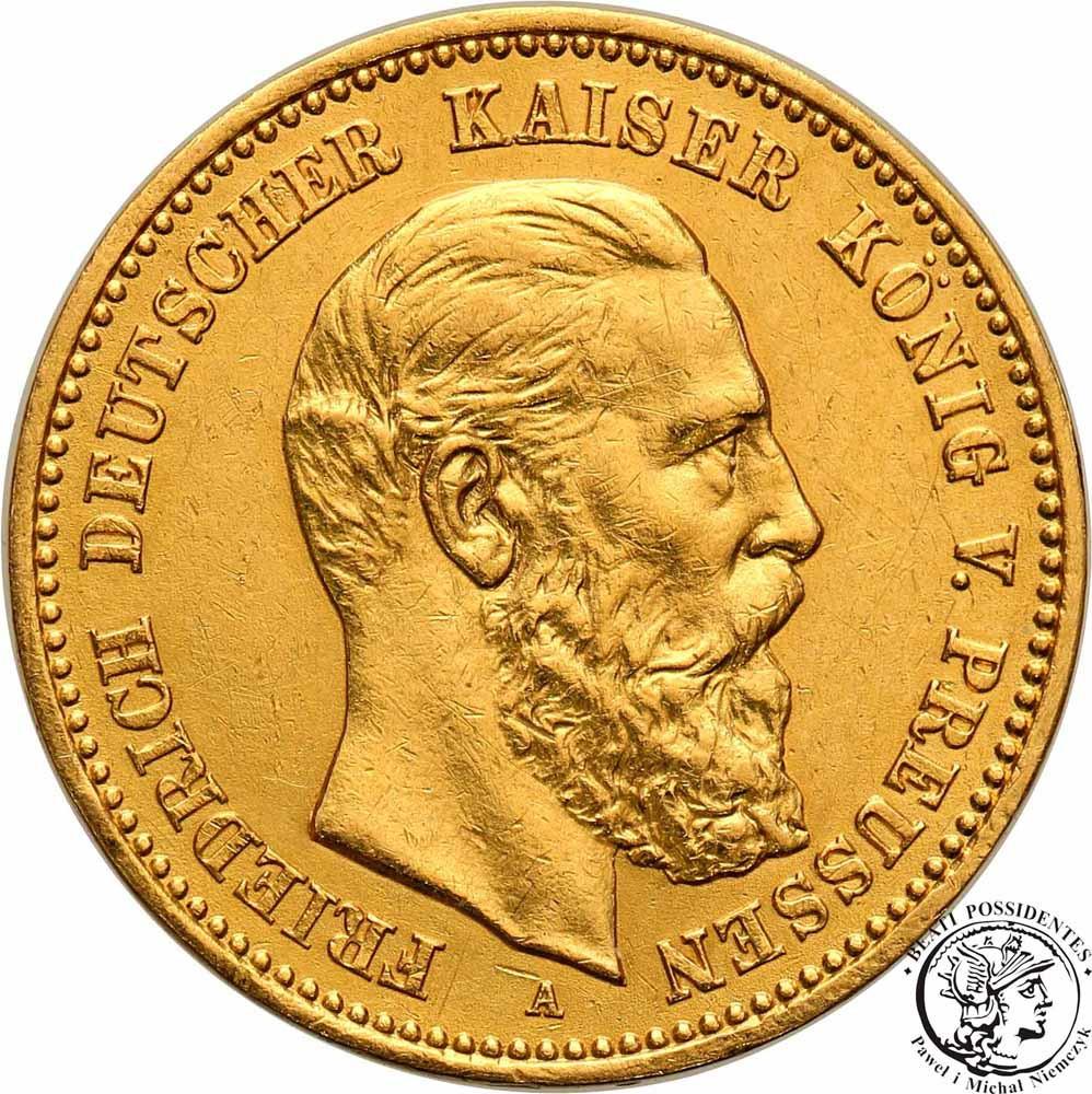 Niemcy Prusy 10 Marek 1888 A Friedrich III st. 2