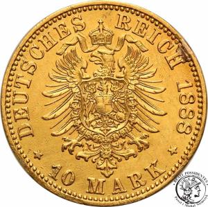Niemcy Prusy 10 Marek 1888 A Friedrich III st. 2