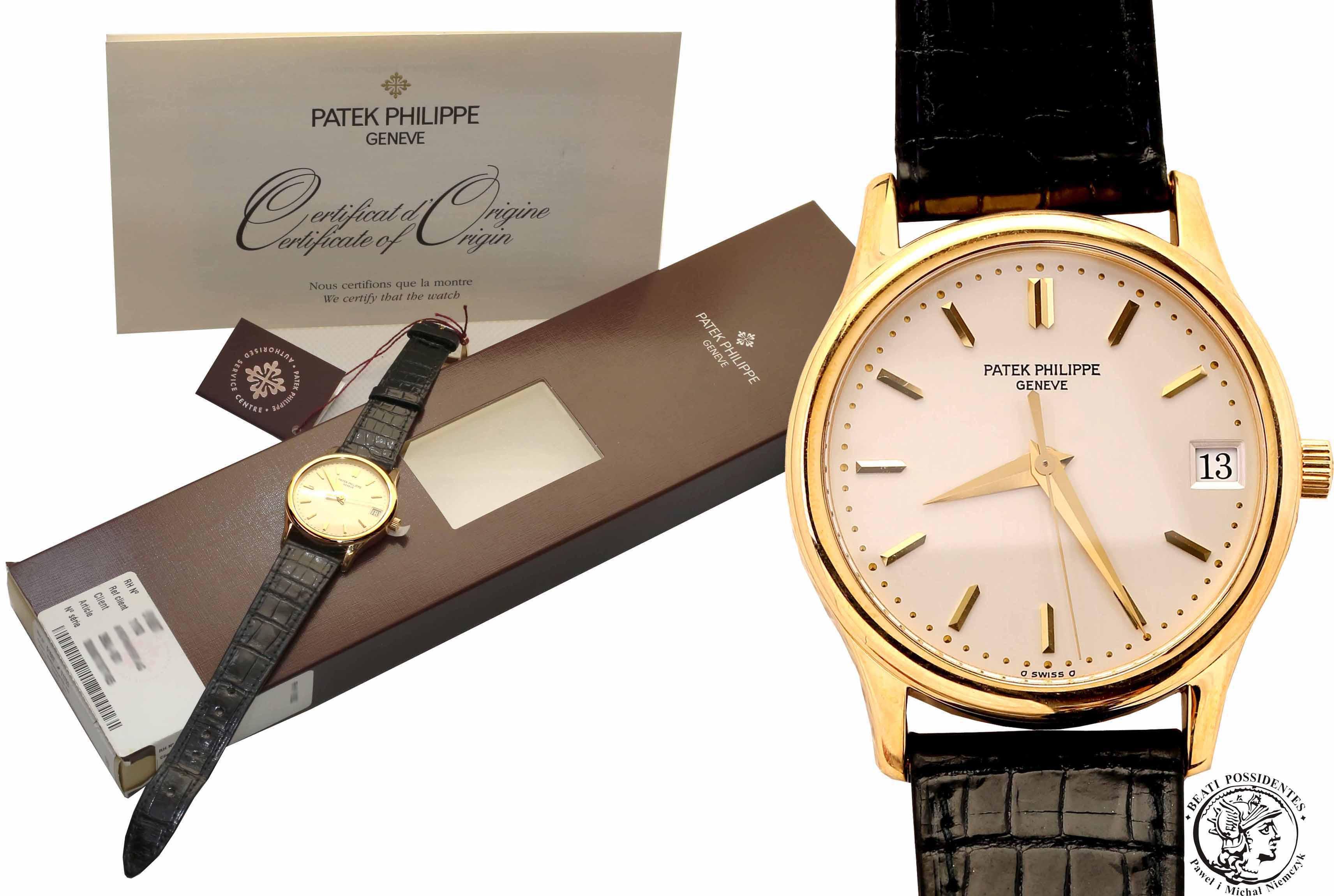 Zegarek Patek Philippe Calatrava Złoty - Ref. 3998