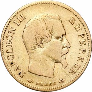 Francja. Napoleon III. 10 franków 1857 A Paryż