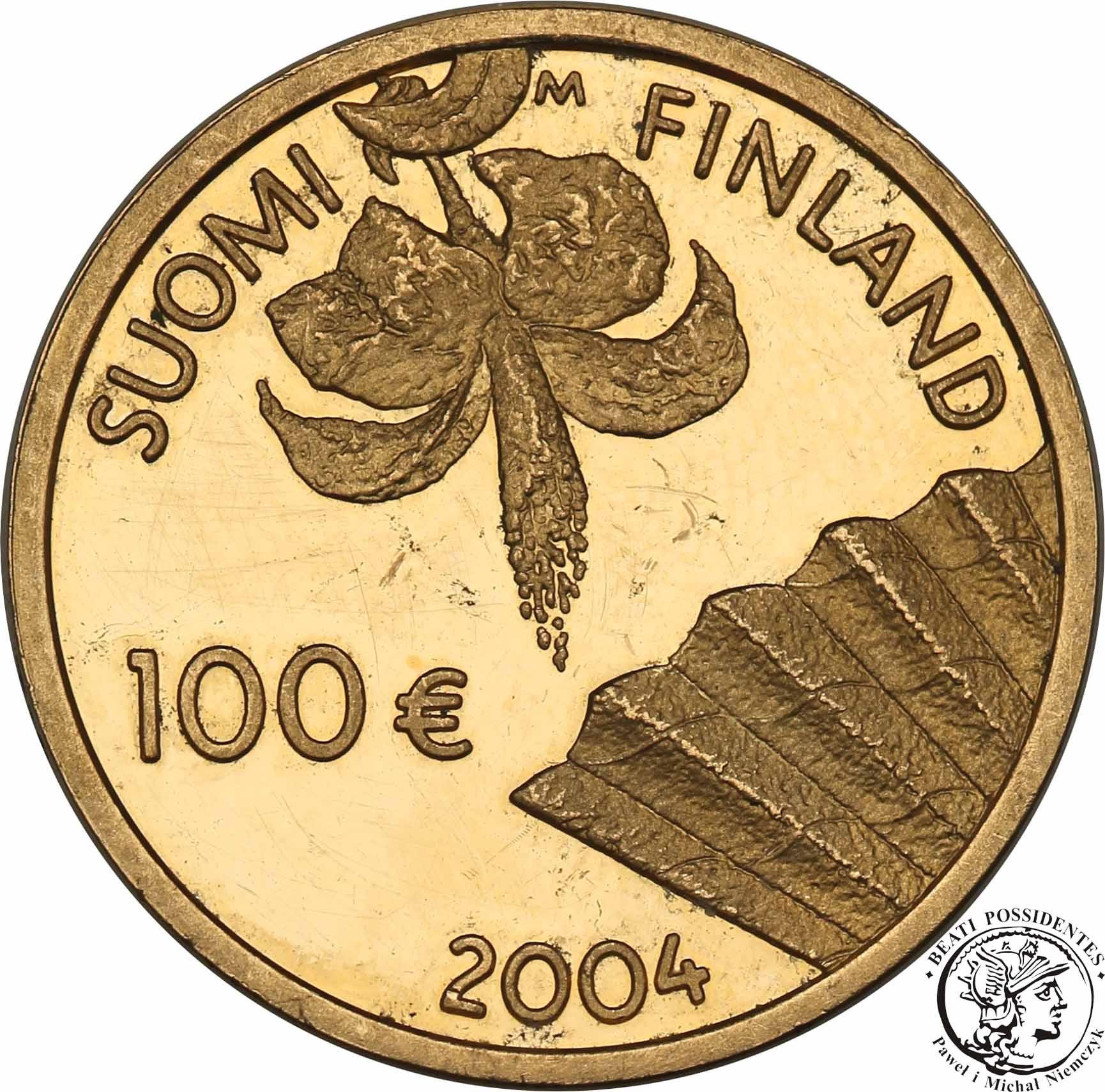 Finlandia 100 Euro 2004 orchidea st.L-