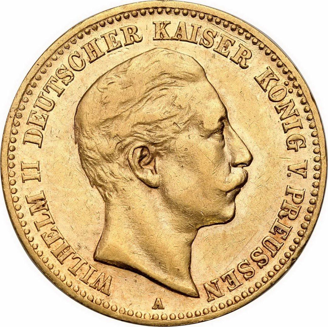 Niemcy Prusy. Wilhelm II 10 Marek 1898 A, Berlin