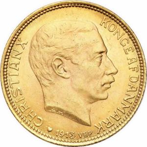 Dania. 20 koron (kroner) 1913