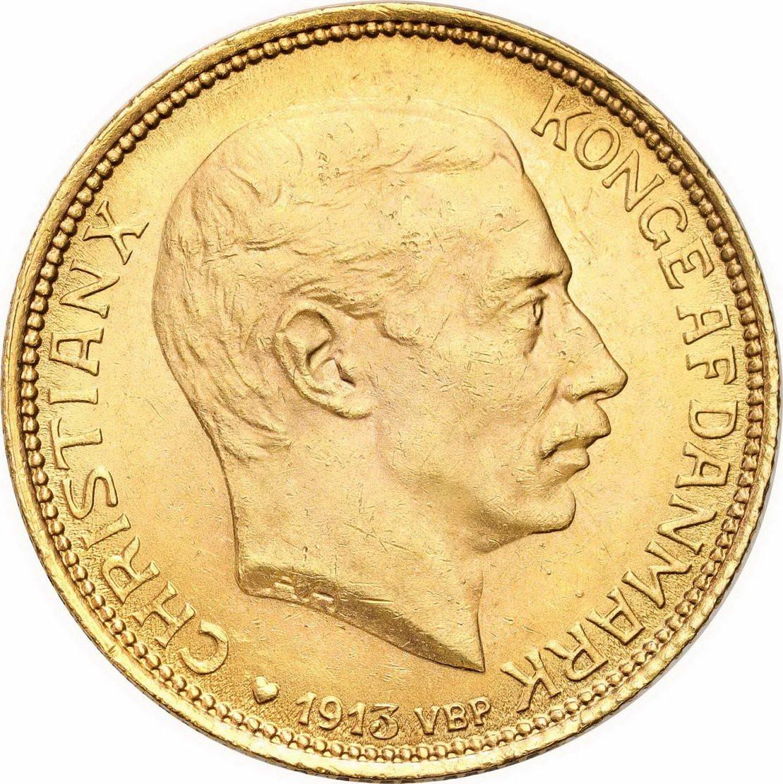 Dania. 20 koron (kroner) 1913