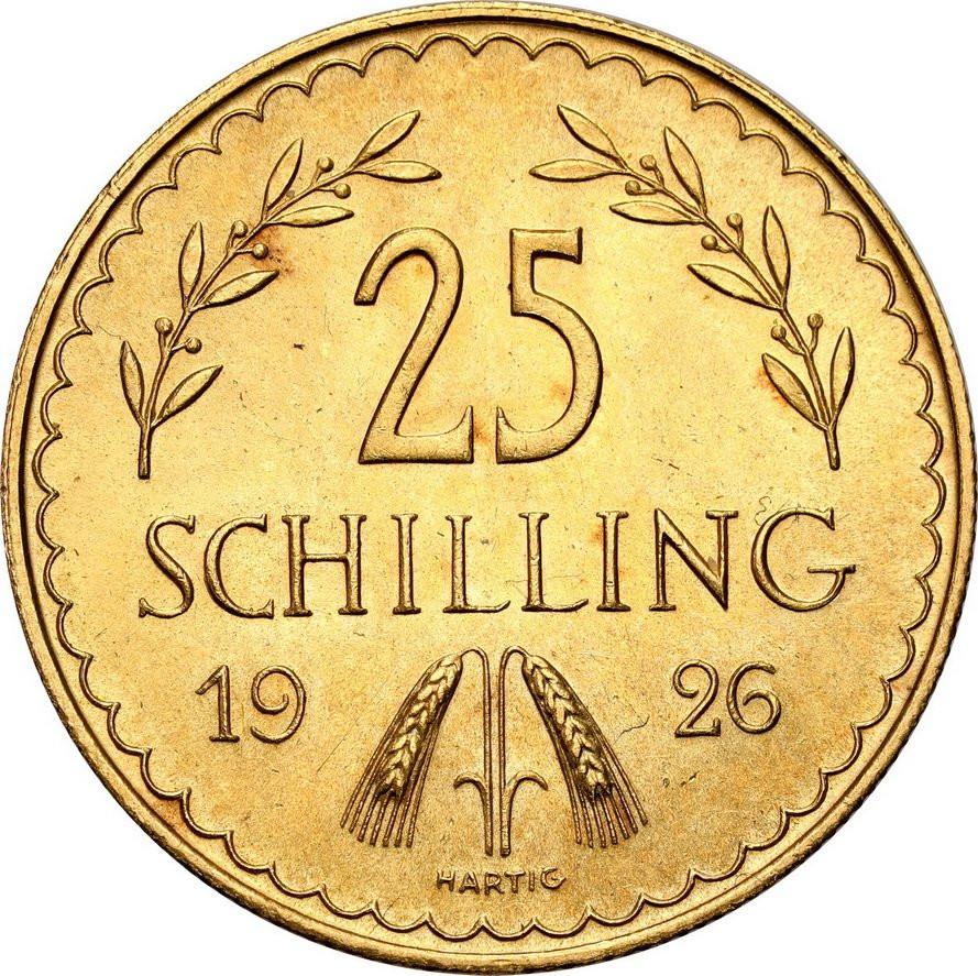 Austria. 25 szylingów 1926 Wiedeń