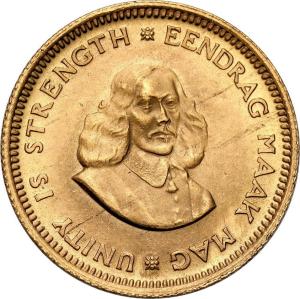 RPA. 1 Rand (1/2 suwerena) 1971 - PIĘKNY