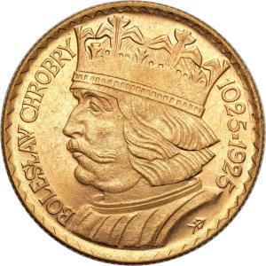 II RP. 10 złotych 1925 Bolesław Chrobry - PIĘKNY