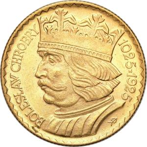 II RP. 10 złotych 1925 Bolesław Chrobry - PIĘKNY