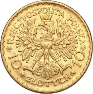 II RP. 10 złotych 1925 Bolesław Chrobry - PIĘKNY