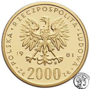 Polska PRL 2000 złotych 1981 Bolesław II Śmiały st.L-