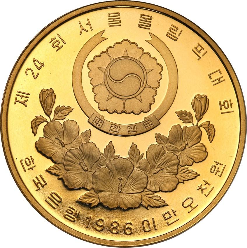 Korea Południowa 25000 won 1986 taniec ludowy - 1/2 uncji złota