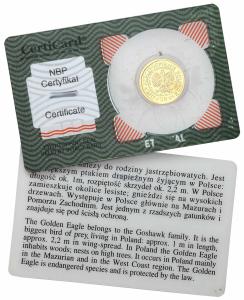 Polska. Złote 50 złotych 1997 Orzeł Bielik - 1/10 uncji złota