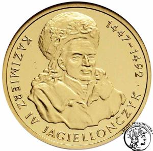 Polska III RP 100 złotych 2003 Kazimierz Jagiellończyk GCN PR69