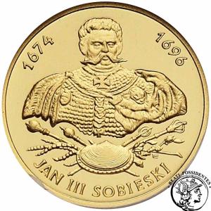 Polska III RP 100 złotych 2001 Jan III Sobieski GCN PR69