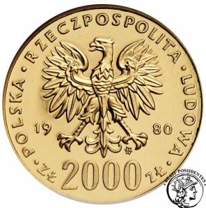 Polska PRL PRÓBA Złoto 2 000 zł 1980 Lake Placid NGC PF68 Ultra Cameo