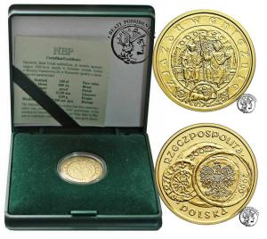 Polska III RP 200 złotych 2000 Zjazd w Gnieźnie - duże Gniezno st. L