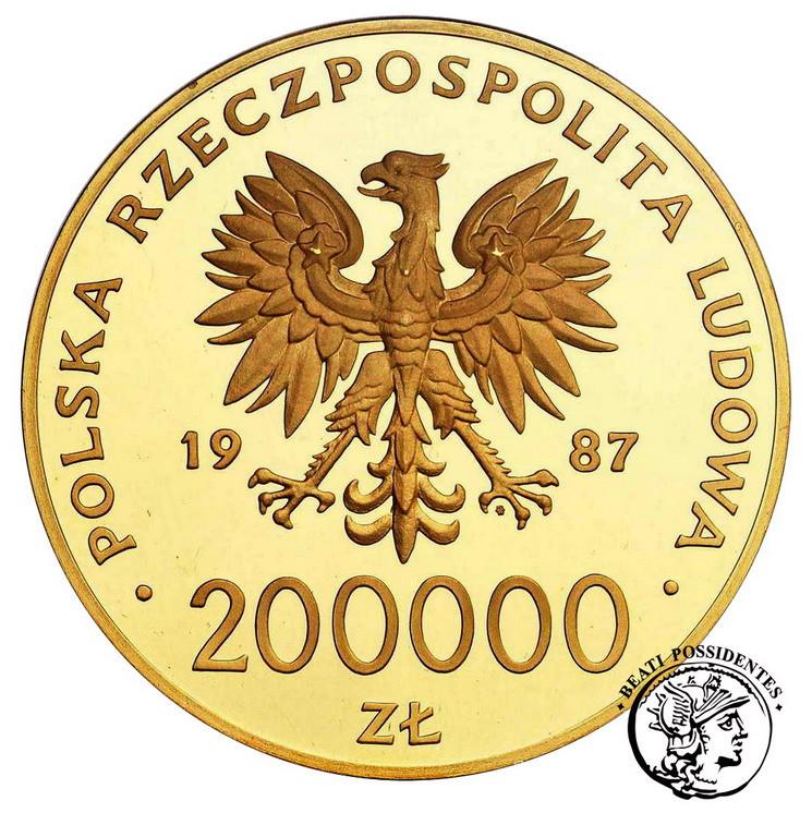 Jan Paweł II Papież 200 000 złotych 1987 PRÓBA – 12 uncji Au st. L
