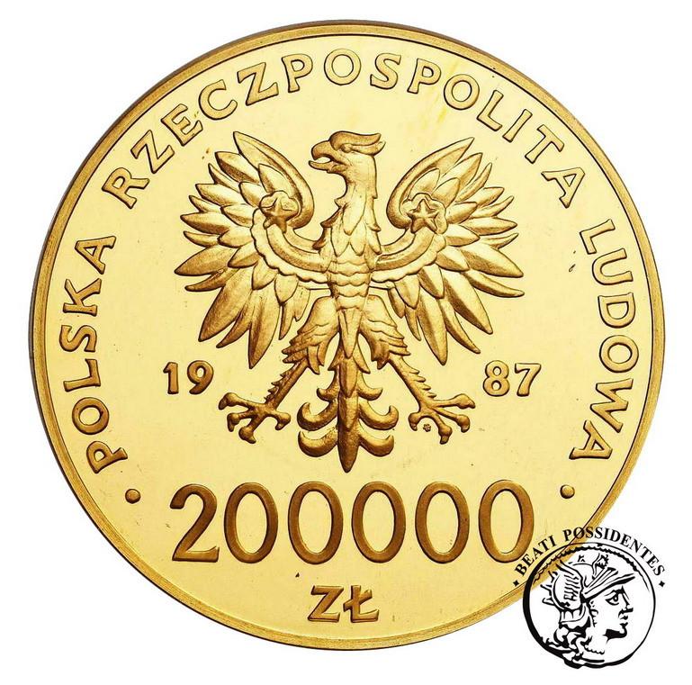  Jan Paweł II Papież 200 000 złotych 1987 – 12 uncji Au st. L