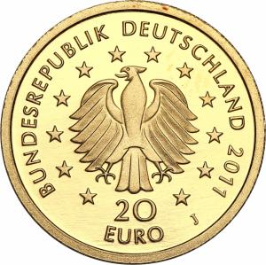 Niemcy. 20 Euro 2011 Niemieckie Drzewa - Buk