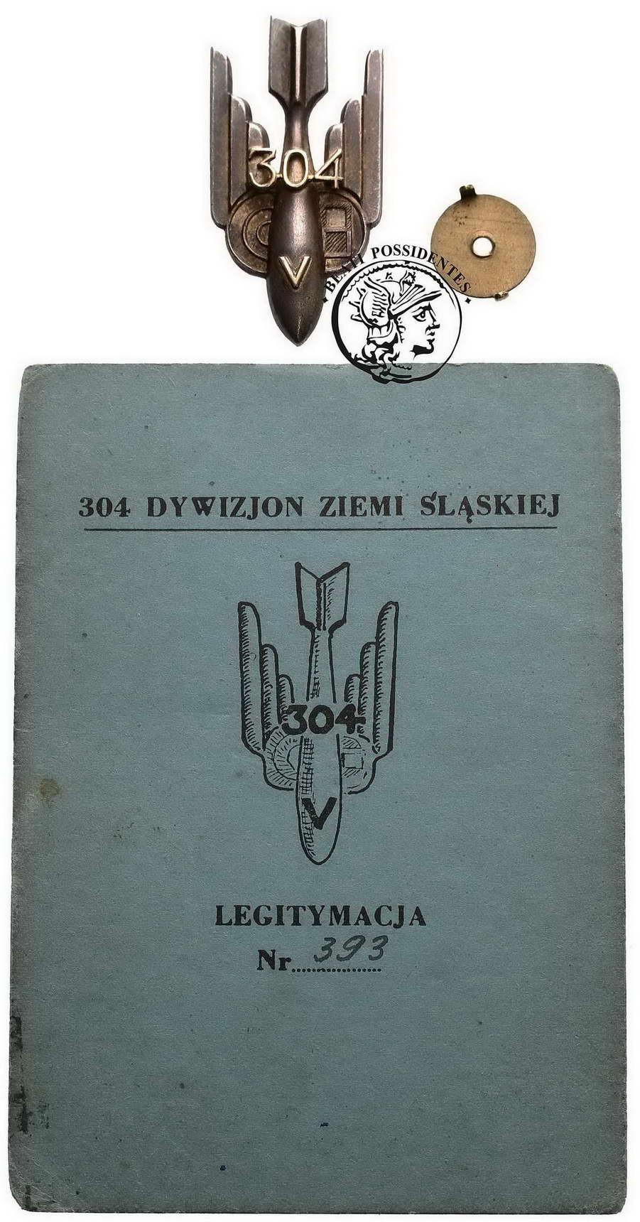 PSZnZ 304 Dywizjon Lotniczy z legitymacją