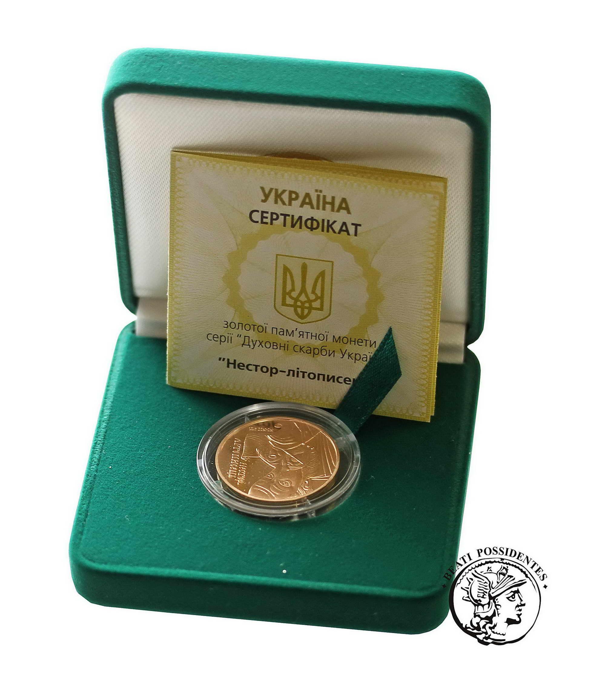 Ukraina Duchowe Skarby Ukrainy - Nestor Pisarz 50 Hrywien 2006 st. L