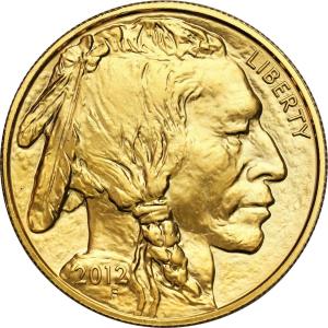 USA. 50 dolarów 2012 Amerykański Bizon - uncja złota