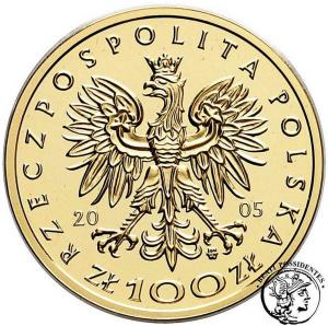 Polska 100 złotych 2005 August II Mocny st. L