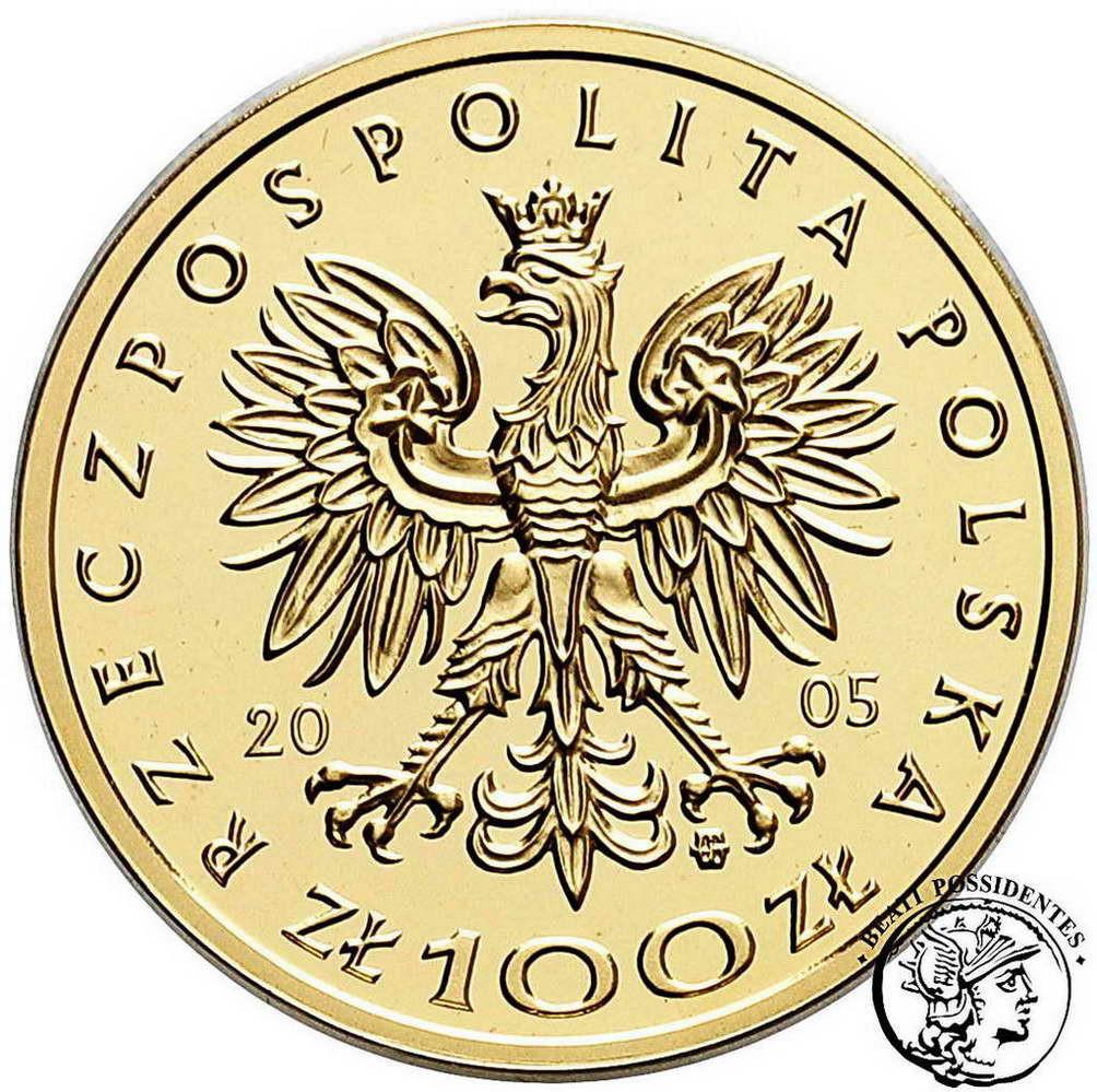 Polska 100 złotych 2005 August II Mocny st. L